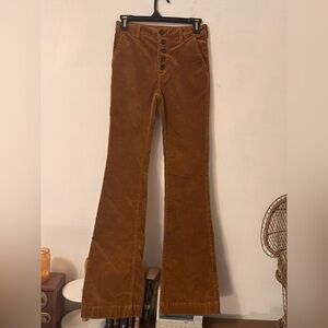 Free People Corduroy Flare Pants